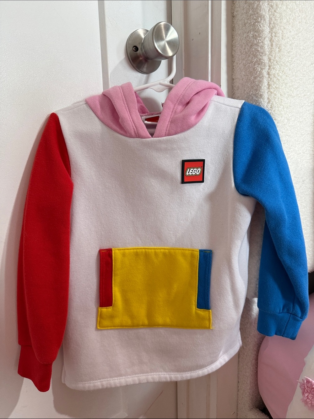 Lego Multicolor Kids Hoodie - White, Pink, Red, Blue, Yellow